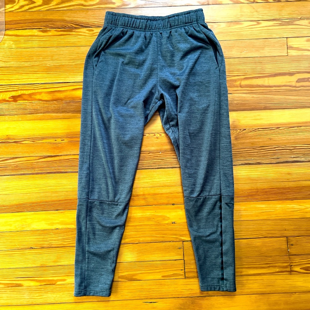 Tapered Leg Medium Gray Cheetah Joggers